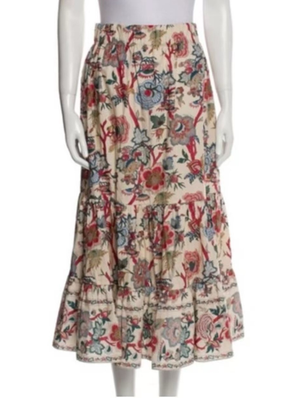 Cara Cara Chase Skirt in Cream Turtle Love Baroque *NEW*